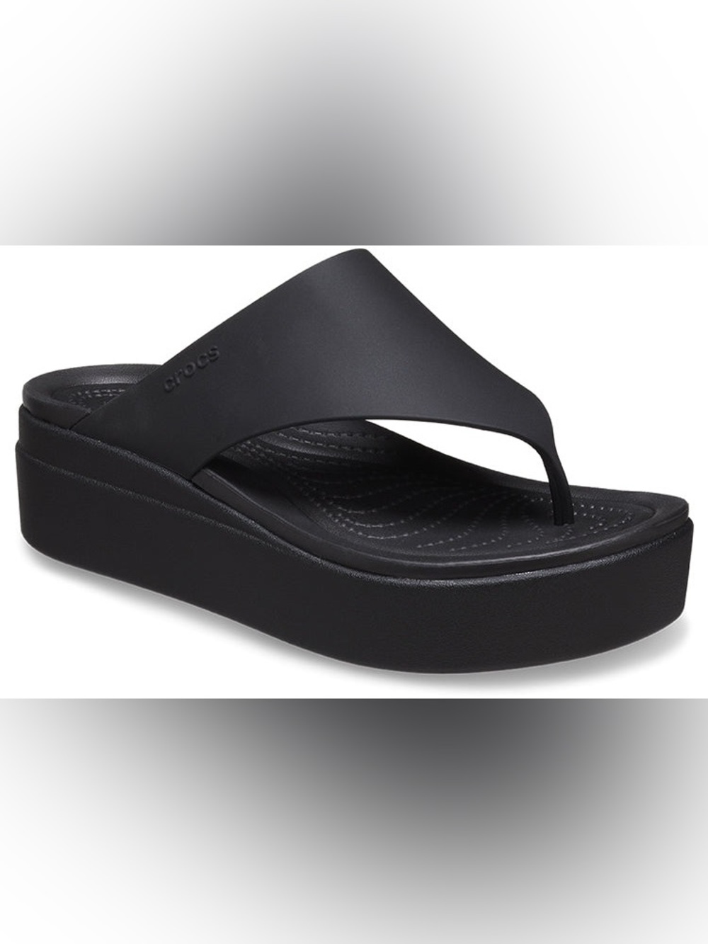 CROCS Women’s Brooklyn Flip 'Black' Size 8